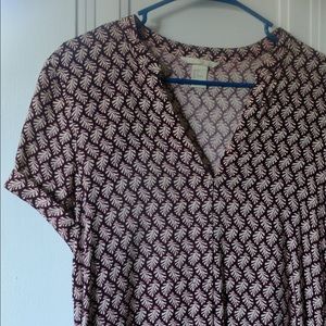 Tunic mini dress, size 6